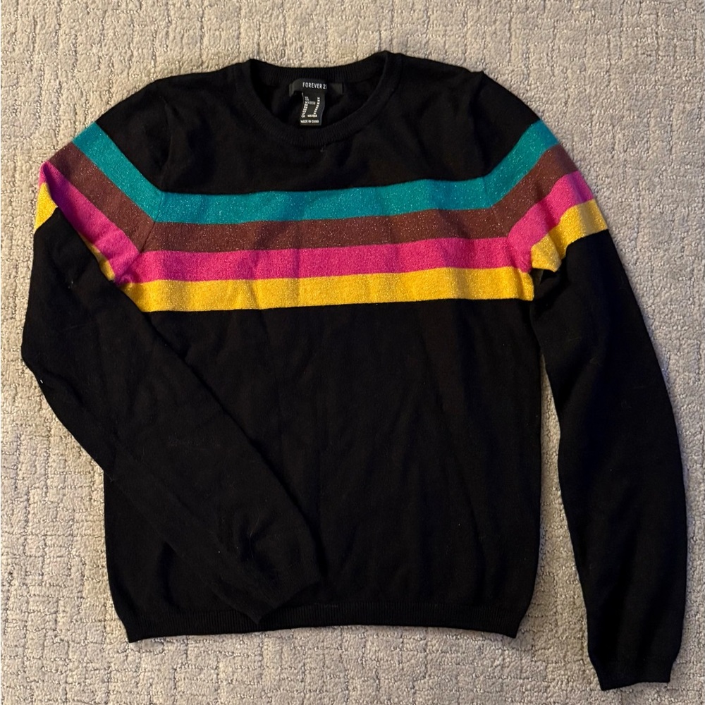Striped Black Sweater